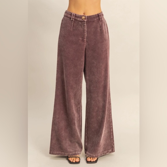 Pants - NWT Corduroy Contemporary Wide Leg Trousers Pants
